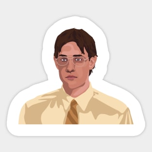 Jim as Dwight Sticker